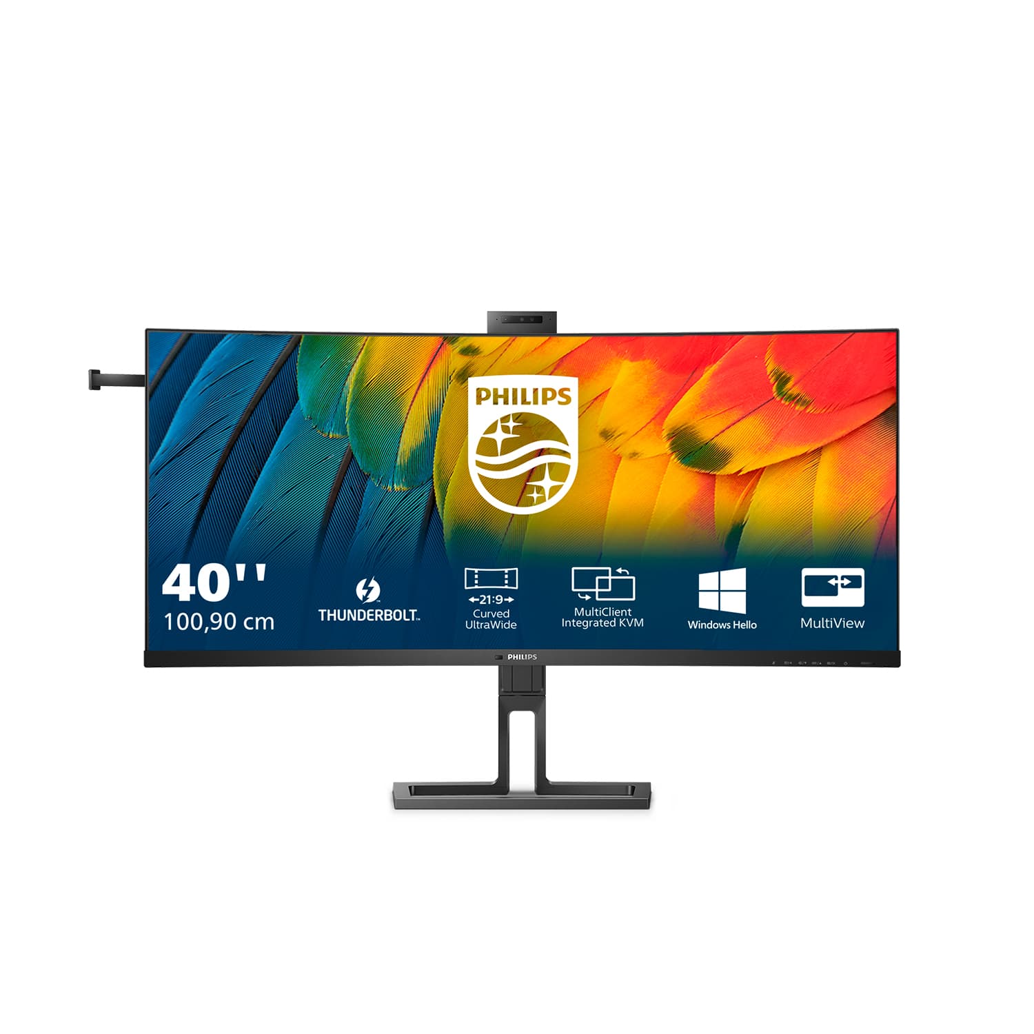 Philips 40B1U6903CH/00 écran plat de PC 100,8 cm (39.7") 5120 x 2160 pixels 5K Ultra HD LCD Noir