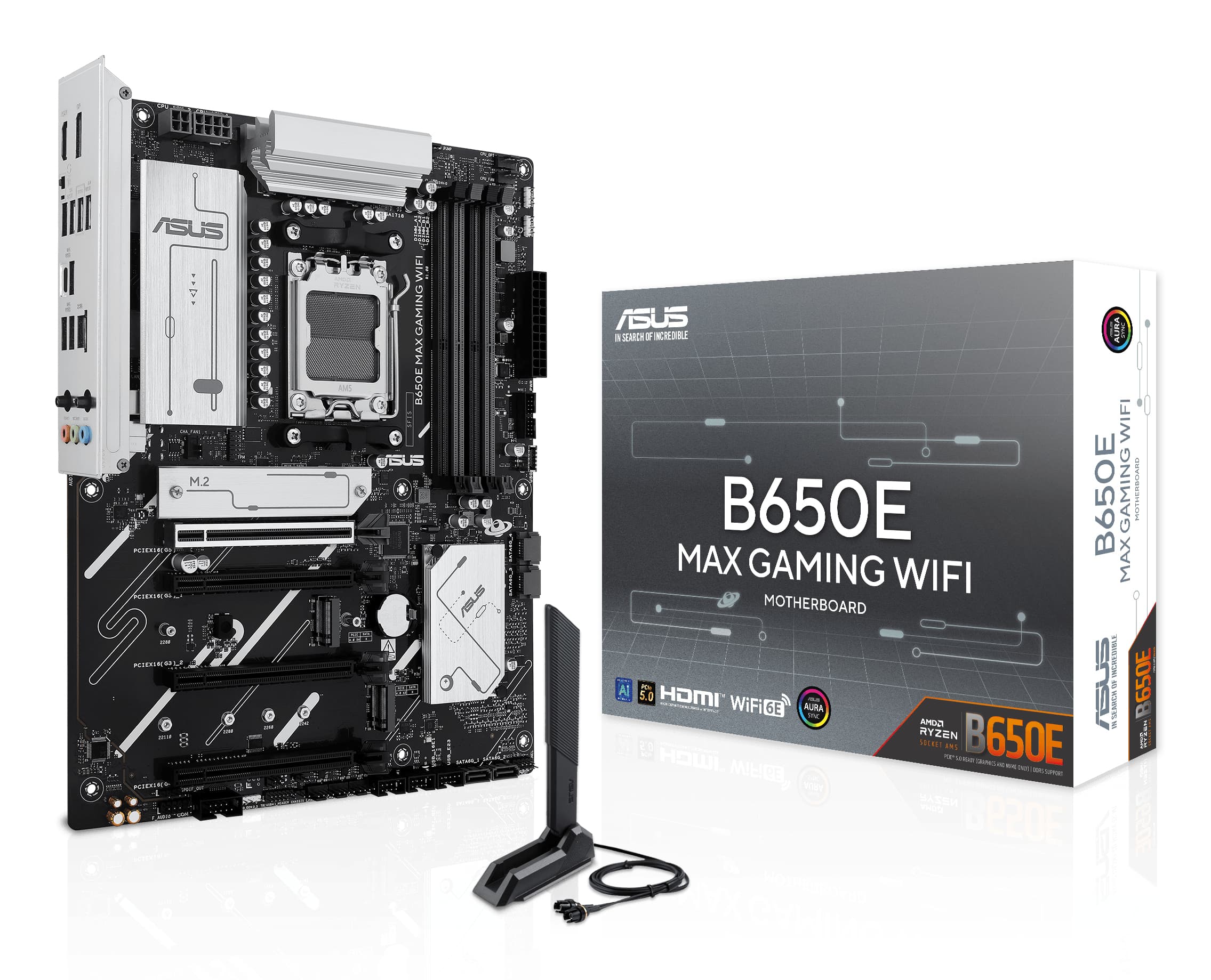 ASUS B650E MAX GAMING WIFI AMD B650 Emplacement AM5 ATX