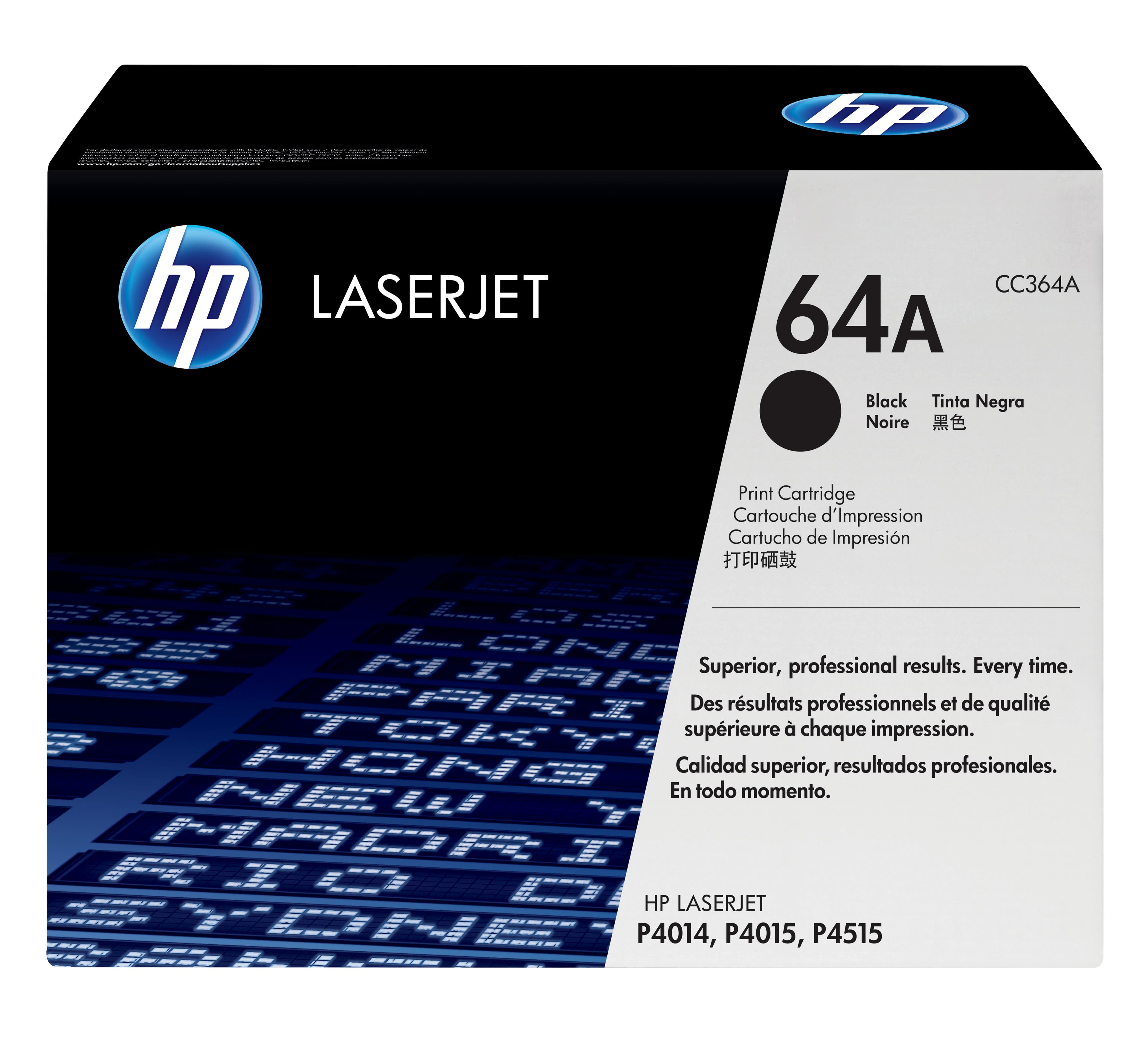 HP 64A toner LaserJet noir authentique