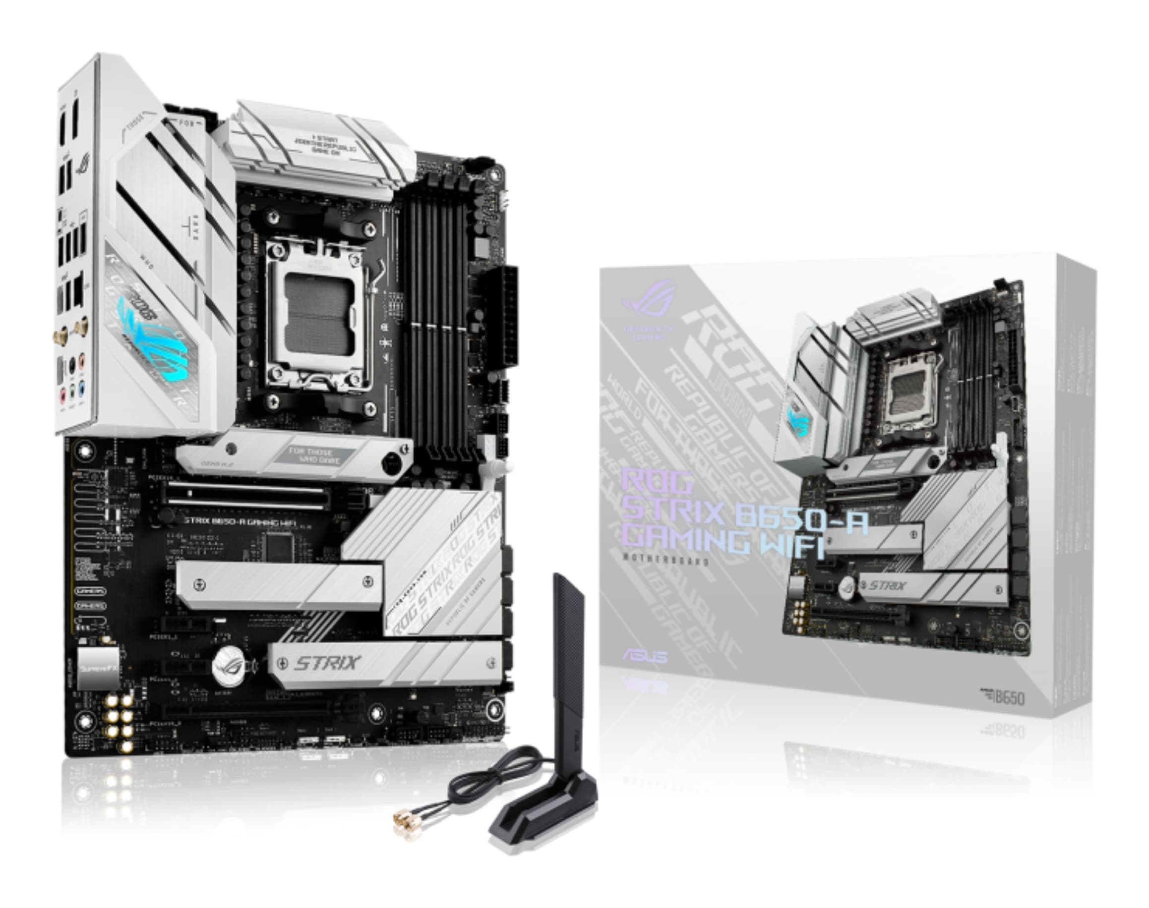 ASUS ROG STRIX B650-A GAMING WIFI AMD B650 Emplacement AM5 ATX