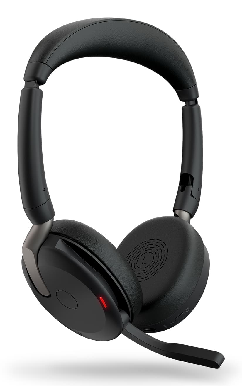 Jabra Evolve2 65 Flex Casque Avec fil &sans fil Arceau Bureau/Centre d'appels Bluetooth Noir