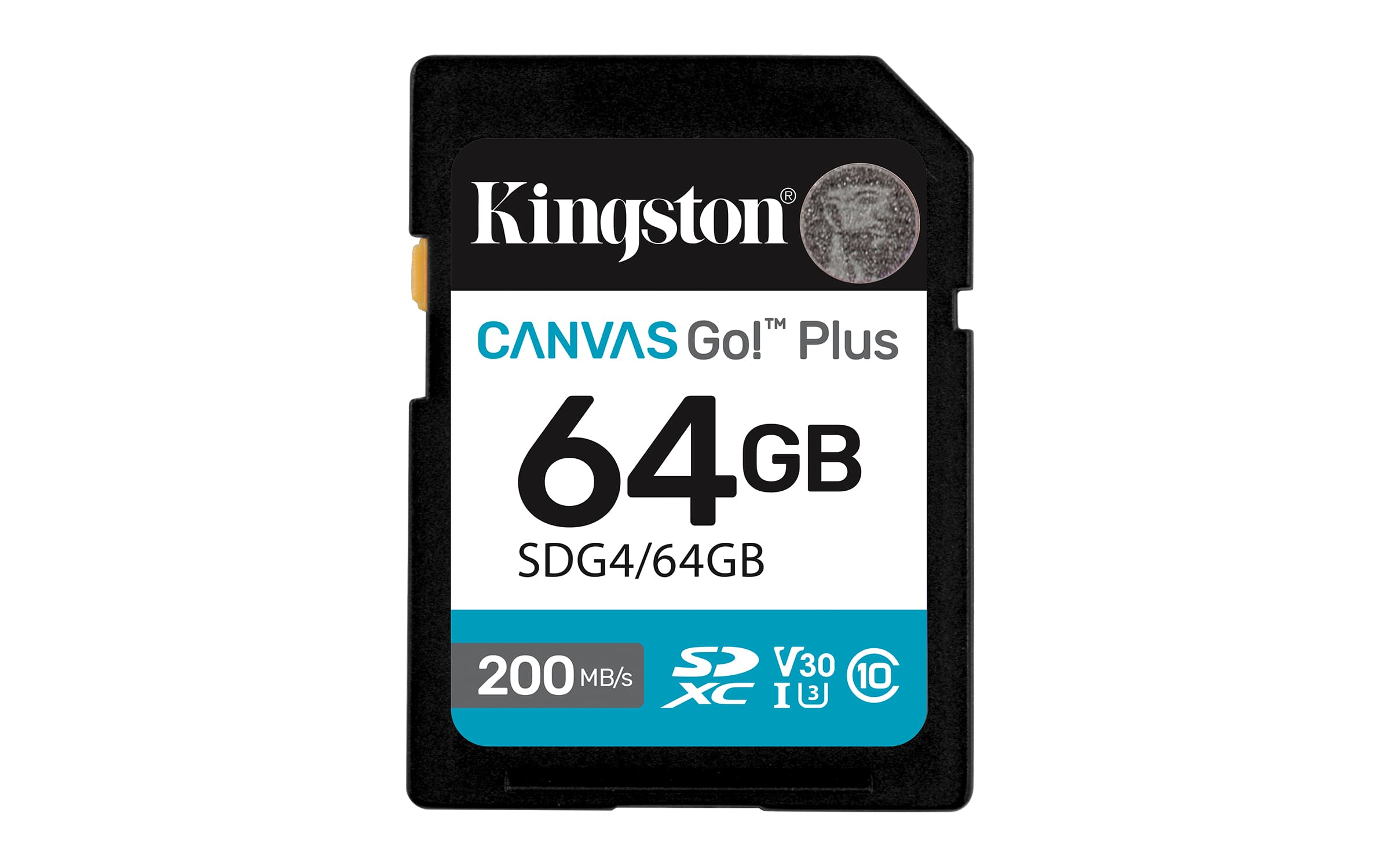Kingston Technology Canvas Go! Plus 64 Go SDXC Canvas Go Plus Gen4 200 Mo/s C10 UHS-I U3 V30