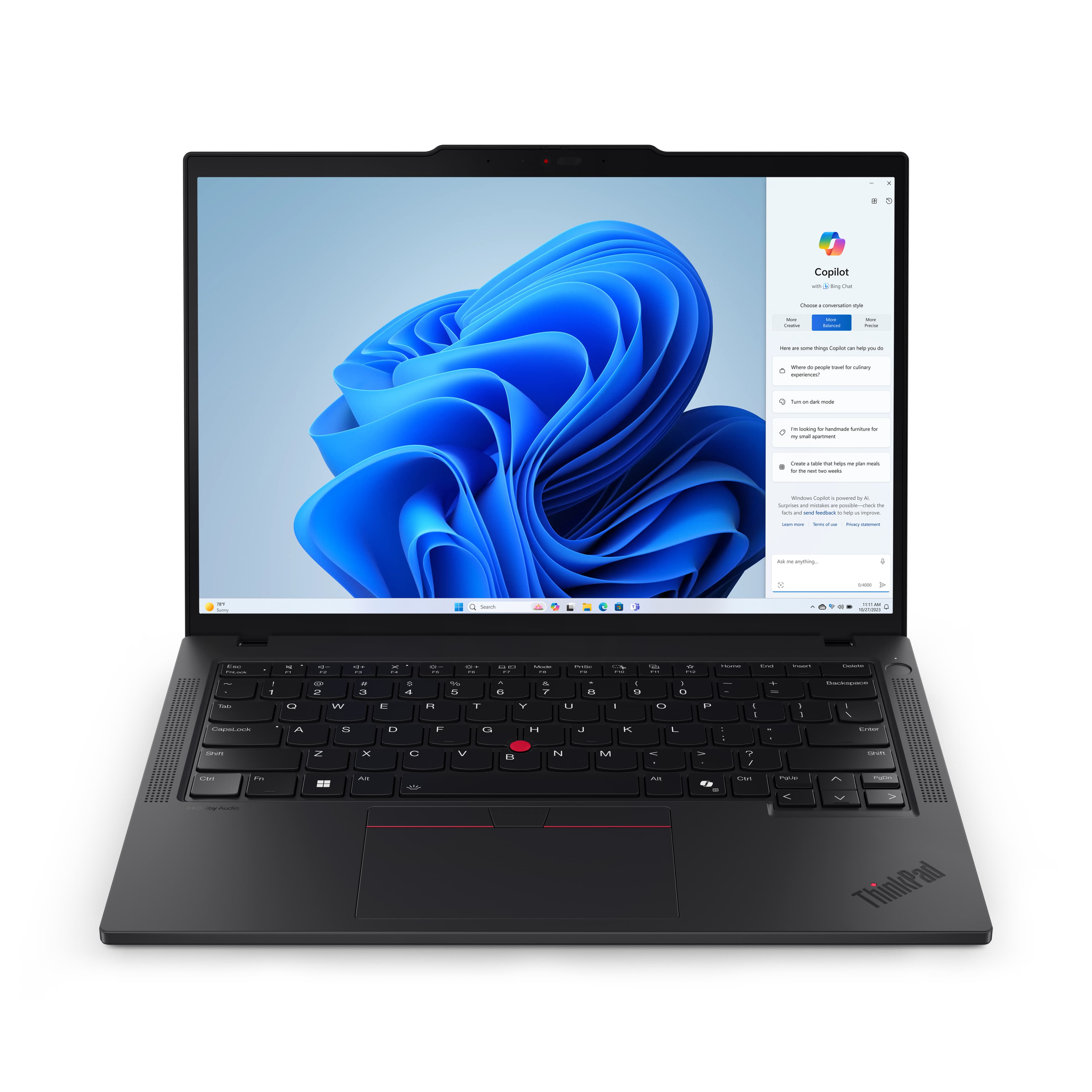 Lenovo ThinkPad P14s Gen 5 (AMD) AMD Ryzen™ 7 8840HS Station de travail mobile 35,6 cm (14") WUXGA 32 Go DDR5-SDRAM 1 To SSD Wi-Fi 6E (802.11ax) Windows 11 Pro Français Noir