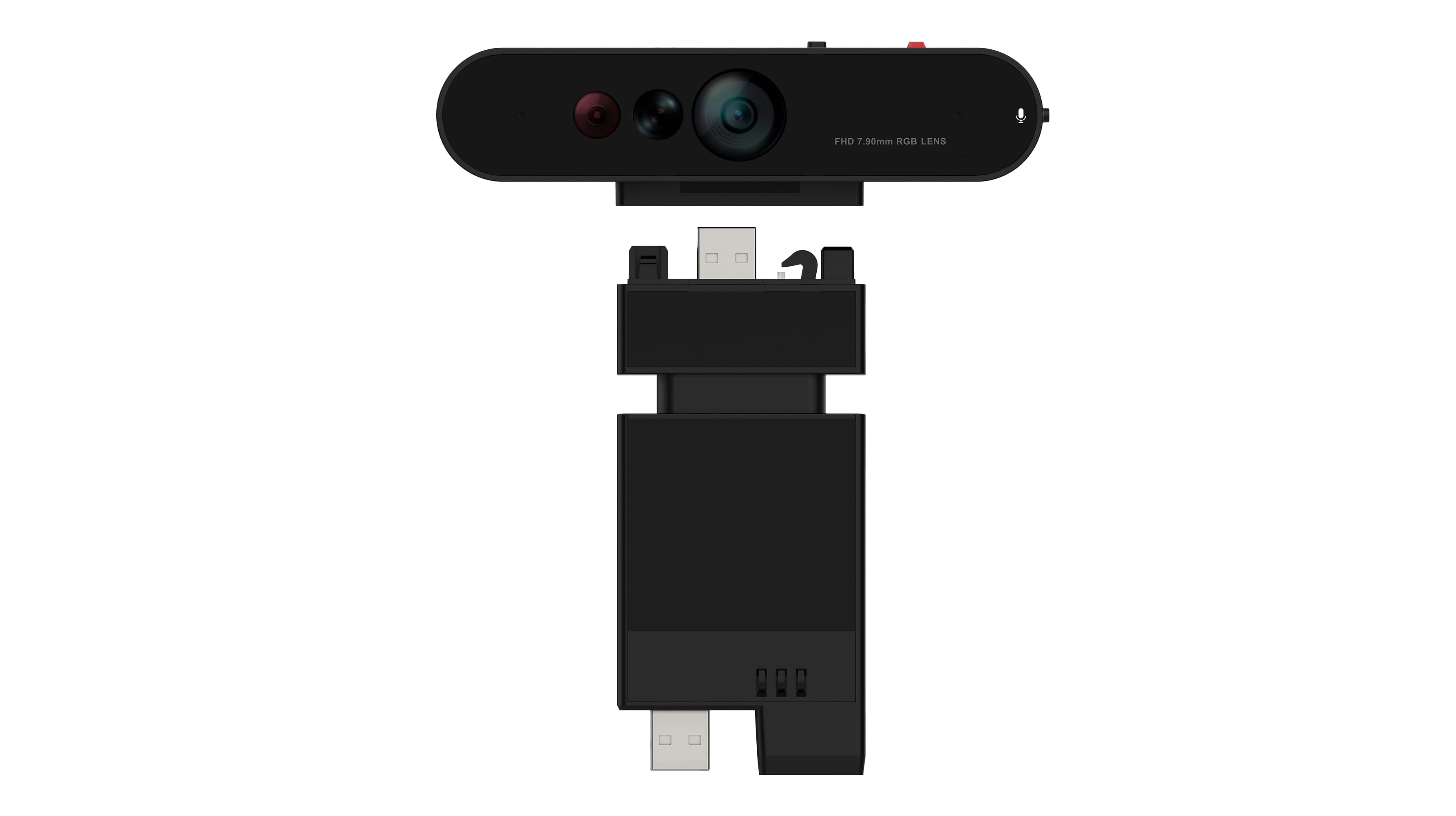 Lenovo ThinkVision MC60 (S) webcam 1920 x 1080 pixels USB 2.0 Noir