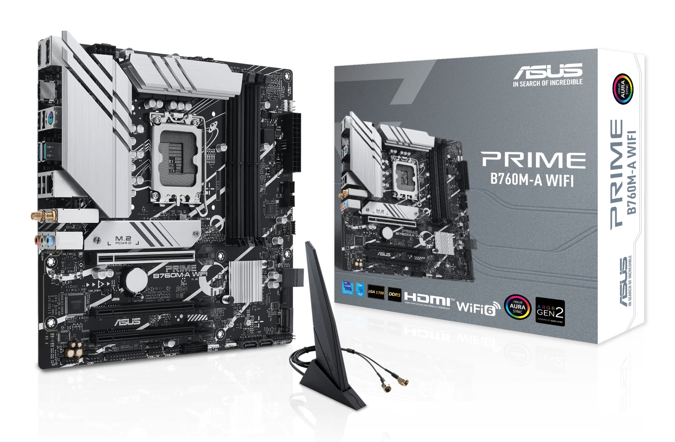 ASUS PRIME B760M-A WIFI Intel B760 LGA 1700 micro ATX