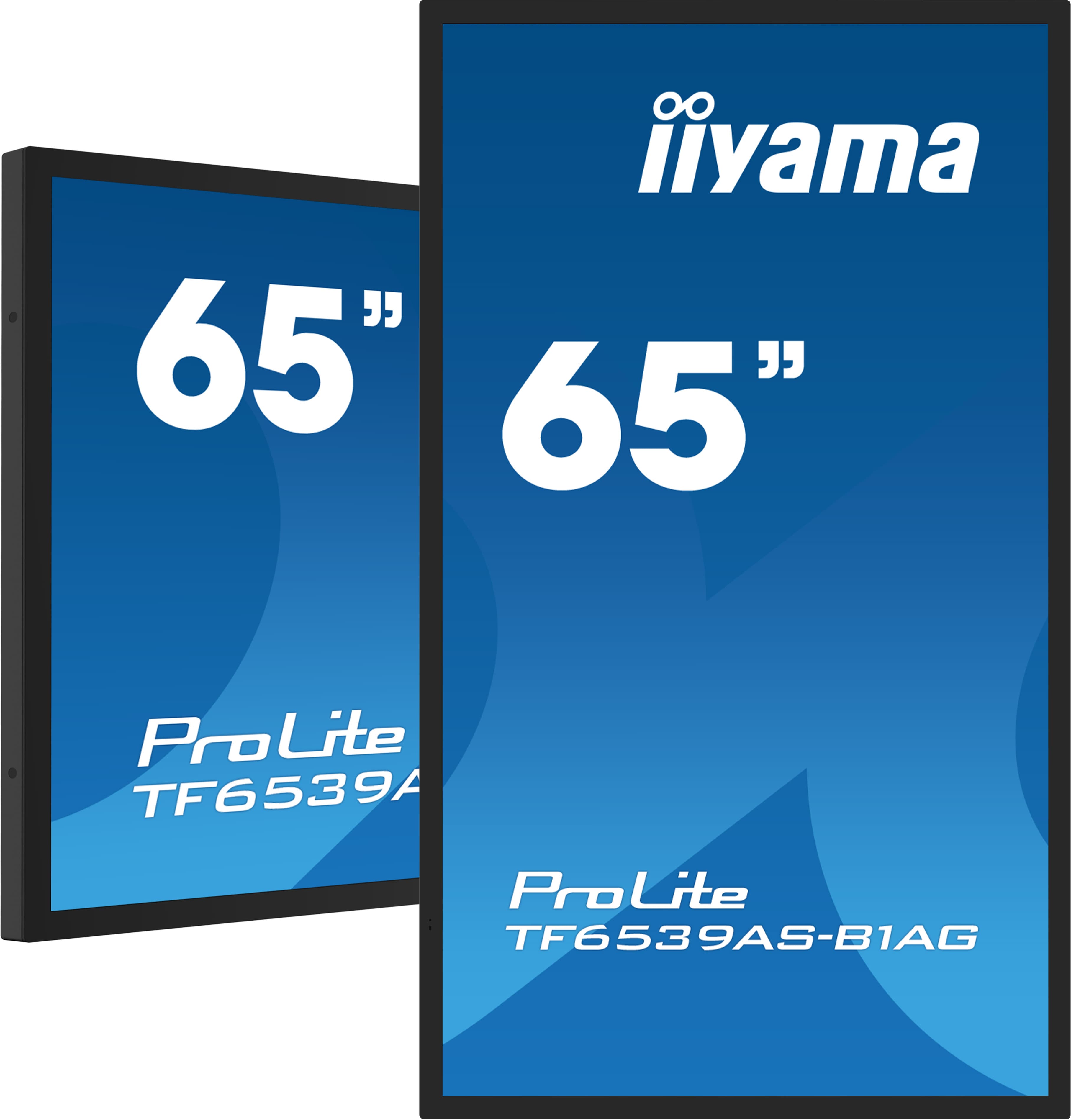 iiyama TF6539AS-B1AG écran plat de PC 163,8 cm (64.5") 3840 x 2160 pixels 4K Ultra HD LED Écran tactile Noir