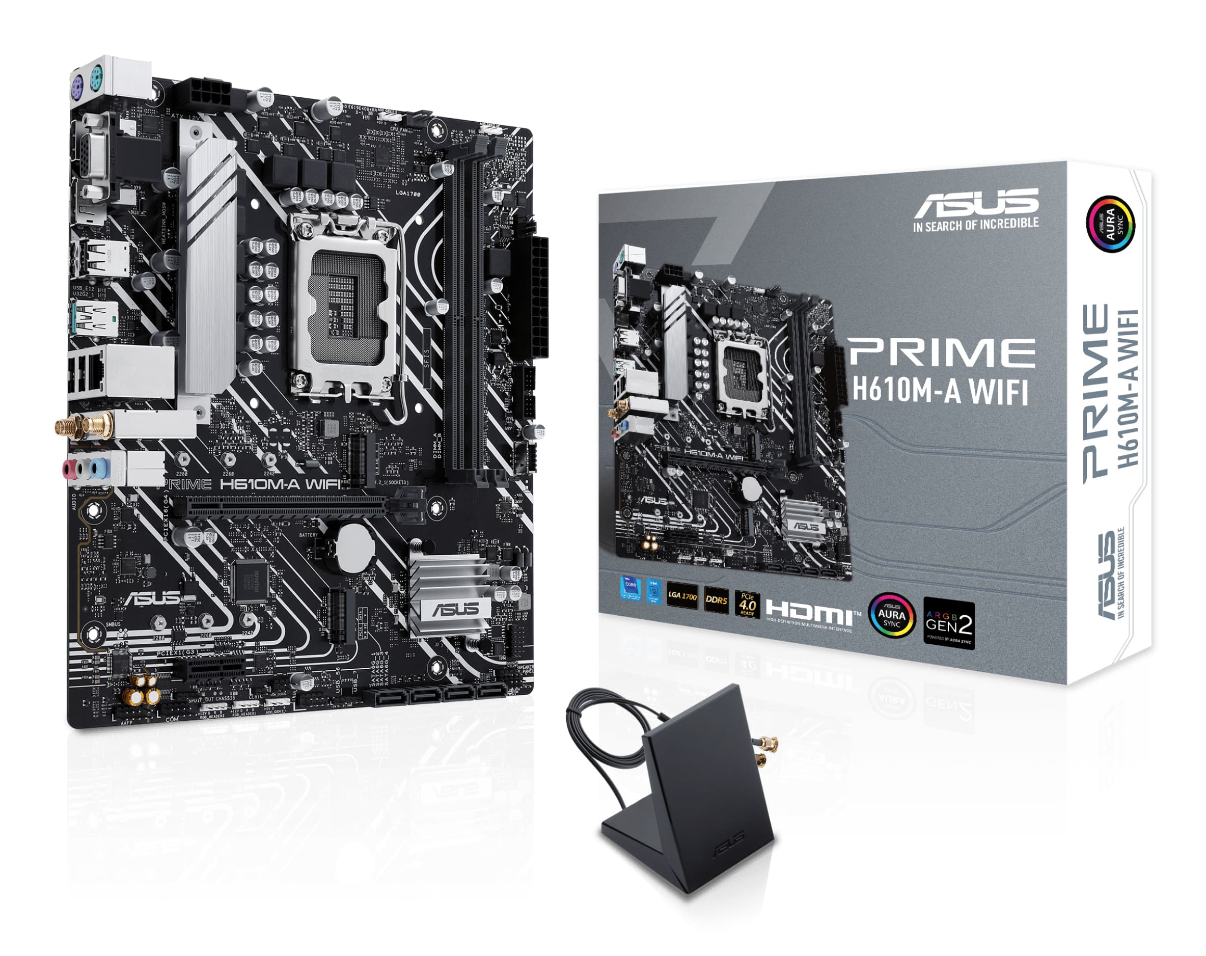 ASUS PRIME H610M-A WIFI Intel H610 LGA 1700 micro ATX