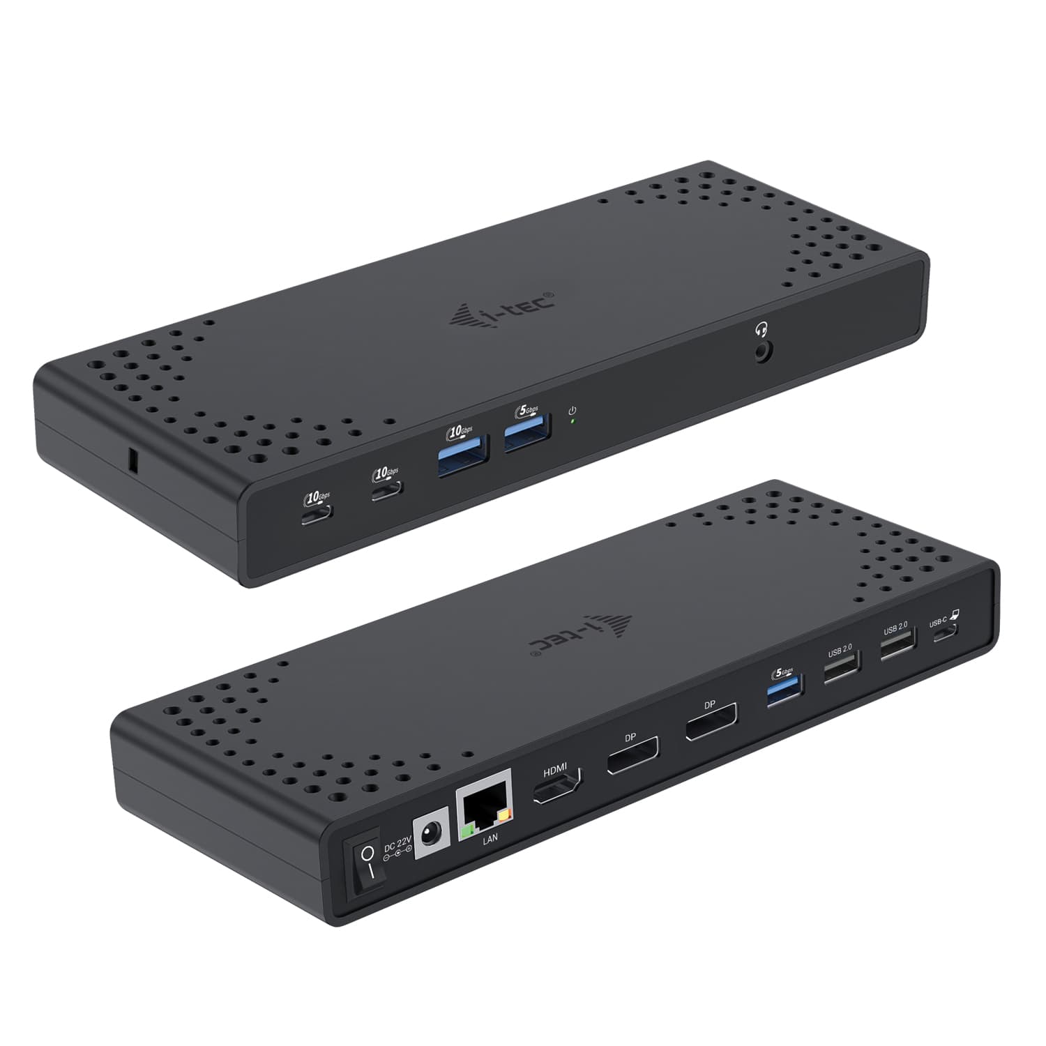 i-tec C31TRIPLE4KDOCKPDIT station d'accueil Avec fil USB 3.2 Gen 1 (3.1 Gen 1) Type-C Noir