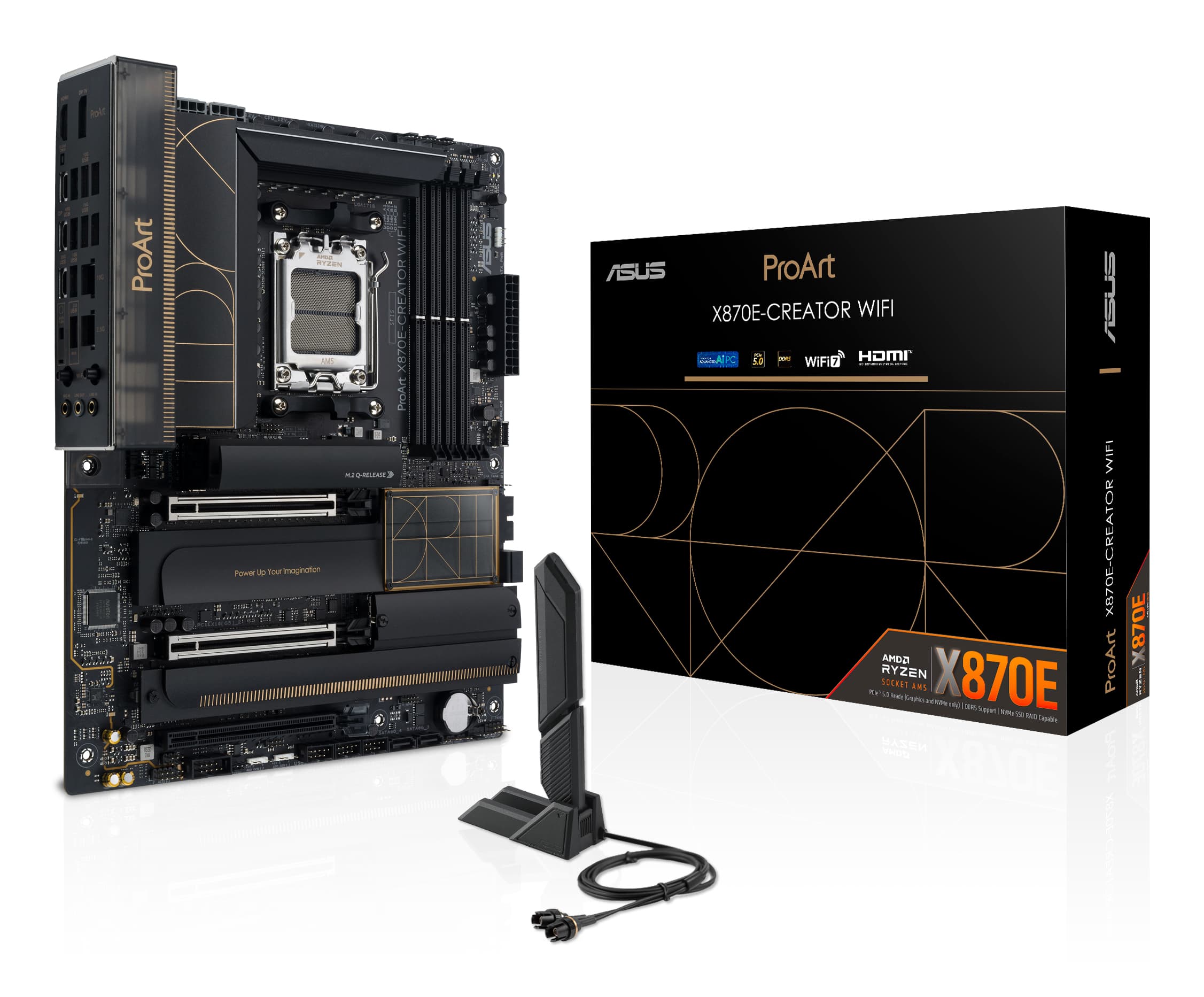 ASUS ProArt X870E-CREATOR WIFI AMD X870E Emplacement AM5 ATX