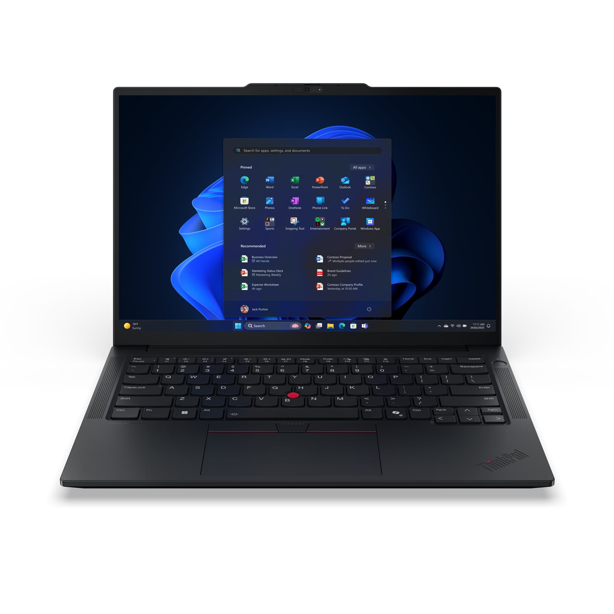 Lenovo ThinkPad E14 Gen 7 (Intel) Intel Core Ultra 7 255H Ordinateur portable 35,6 cm (14") WUXGA 16 Go DDR5-SDRAM 512 Go SSD Wi-Fi 6E (802.11ax) Windows 11 Pro Français Noir