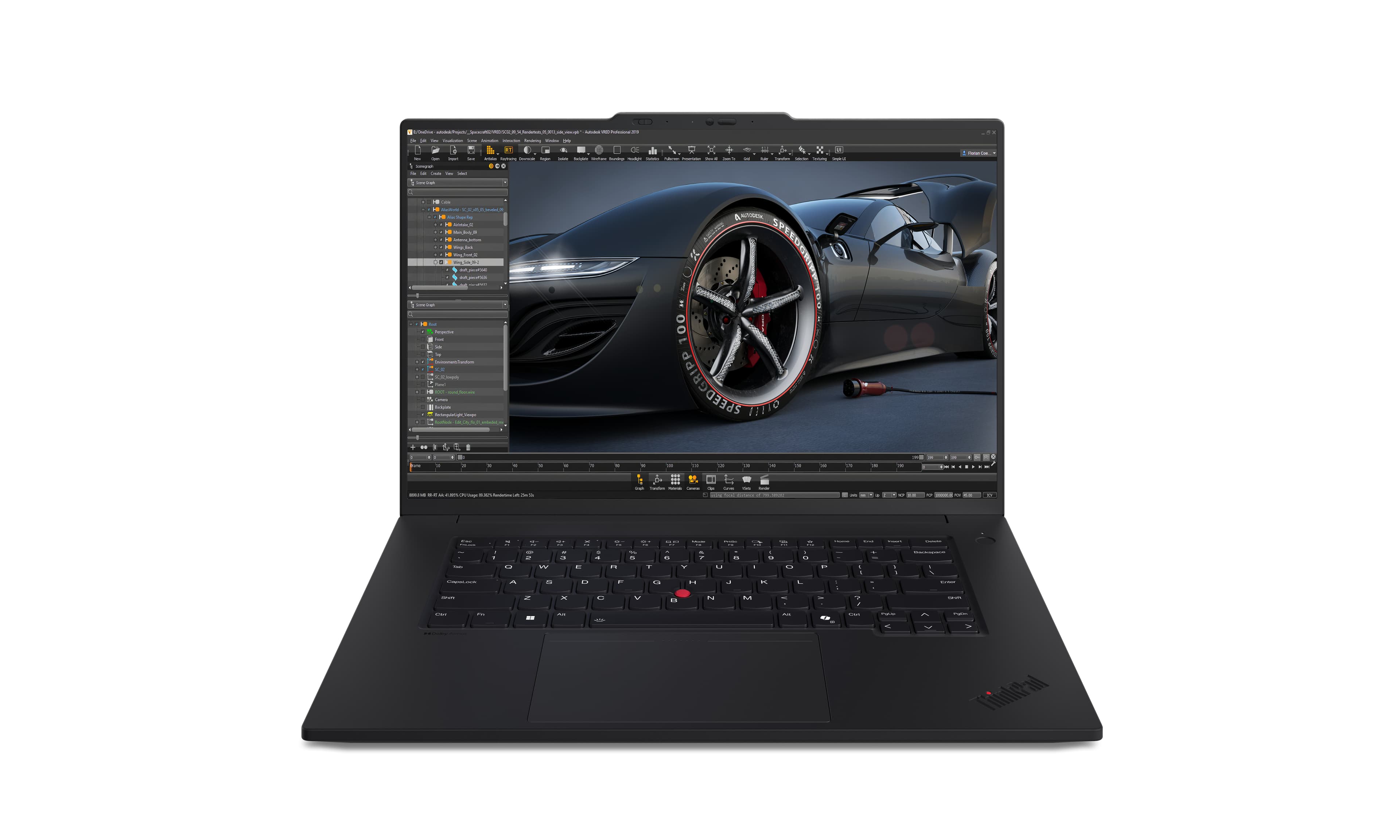Lenovo ThinkPad P1 Gen 7 Intel Core Ultra 9 185H Station de travail mobile 40,6 cm (16") WQXGA 64 Go LPDDR5x-SDRAM 2 To SSD NVIDIA GeForce RTX 4070 Wi-Fi 7 (802.11be) Windows 11 Pro Français Noir
