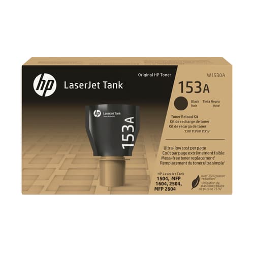 HP Kit de recharge de toner 153A authentique LaserJet Tank, noir