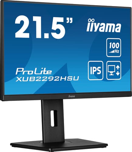 iiyama ProLite XUB2292HSU-B6 écran plat de PC 54,6 cm (21.5") 1920 x 1080 pixels Full HD LED Noir
