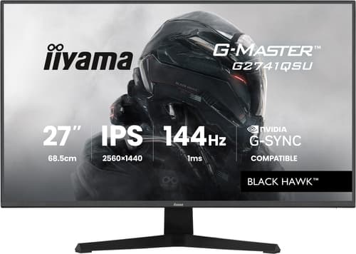 iiyama G-MASTER G2741QSU-B1 écran plat de PC 68,6 cm (27") 2560 x 1440 pixels Noir