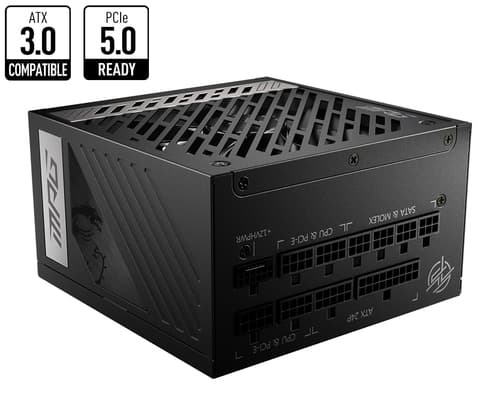 MSI MPG A850G PCIE5 unité d'alimentation d'énergie 850 W 24-pin ATX ATX Noir