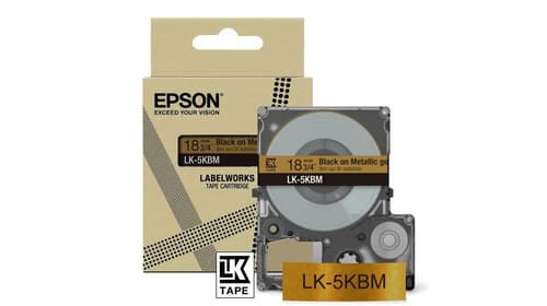 Epson LK-5SBM Noir, Argent