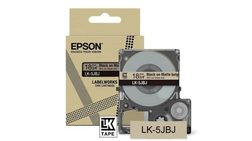 Epson LK-5JBJ Beige, Noir