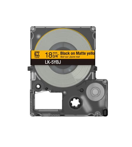 Epson C53S672074 ruban d'étiquette Noir sur jaune