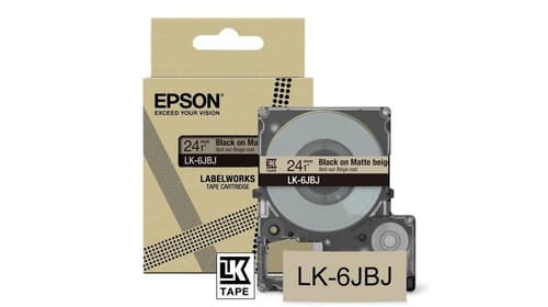 Epson LK-6JBJ Beige, Noir