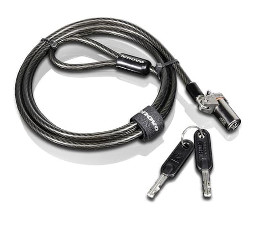 Lenovo 0B47388 câble antivol Noir, Charbon de bois 1,5 m
