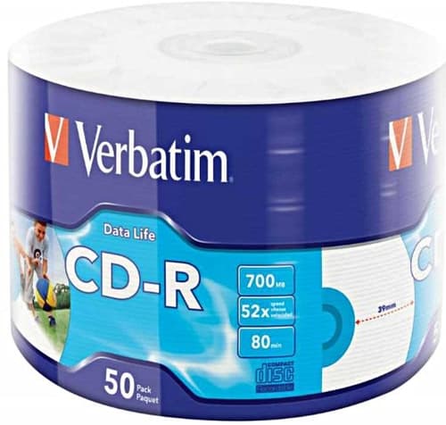 Verbatim 50x CD-R 700 Mo 52x 50 pièce(s)