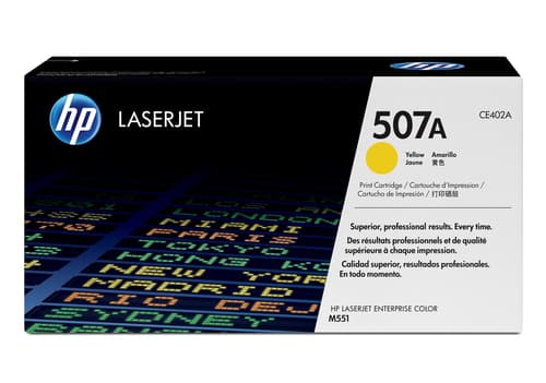 HP 507A toner LaserJet jaune authentique
