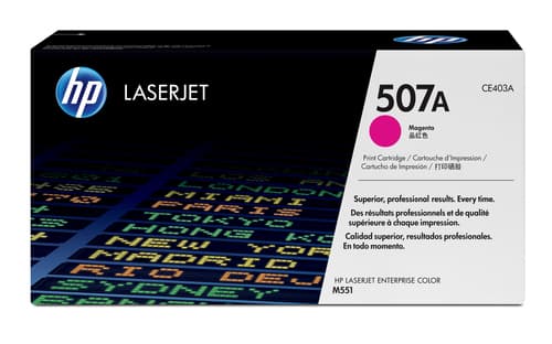 HP 507A toner LaserJet magenta authentique