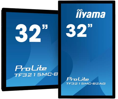 iiyama ProLite TF3215MC-B2AG écran plat de PC 80 cm (31.5") 1920 x 1080 pixels Full HD LED Écran tactile Kiosque Noir