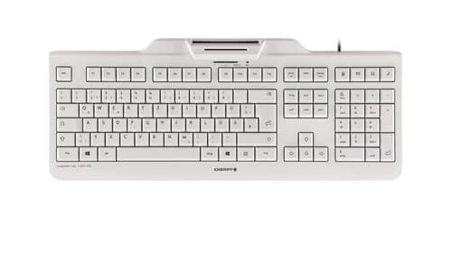 CHERRY KC 1000 SC clavier Bureau USB QWERTZ Allemand Gris