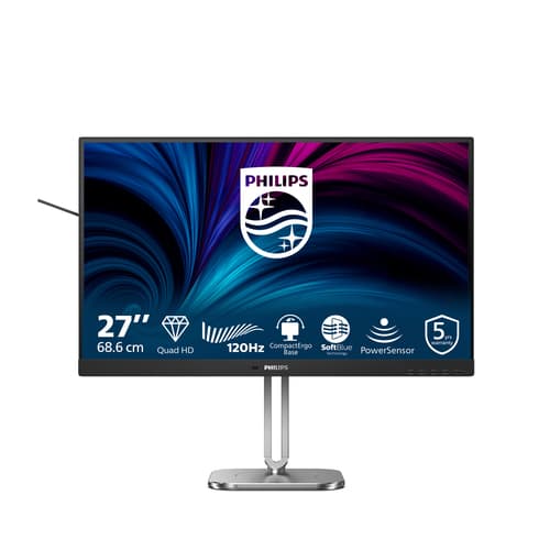 Philips 4000 series 27B2N4500/00 écran plat de PC 68,6 cm (27") 2560 x 1440 pixels Quad HD LCD Gris