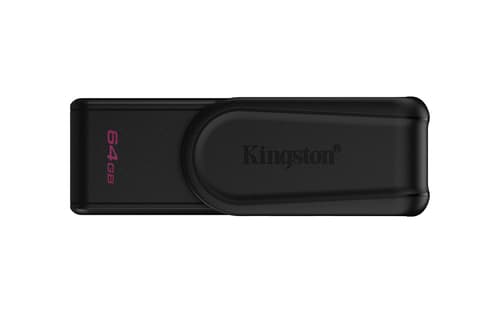 Kingston Technology DataTraveler 64GB Portable USB 3.2 Gen 1 Exodia S (Noir/Noir)