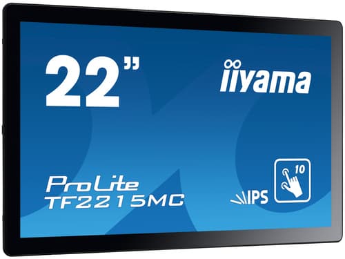 iiyama ProLite TF2215MC-B2 écran plat de PC 54,6 cm (21.5") 1920 x 1080 pixels Full HD LED Écran tactile Multi-utilisateur Noir