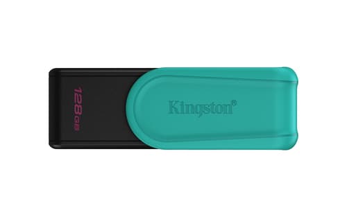 Kingston Technology DataTraveler 128GB Portable USB 3.2 Gen 1 Exodia S (Noir/Turquoise)