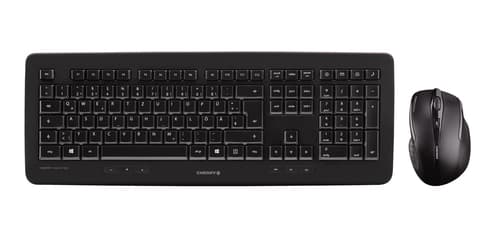CHERRY DW 5100 clavier Souris incluse Universel RF sans fil QWERTZ Allemand Noir
