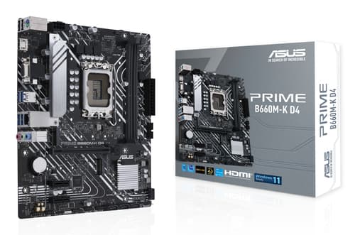 ASUS PRIME B660M-K D4 Intel B660 LGA 1700 micro ATX