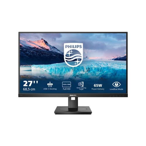 Philips S Line 273S1/00 écran plat de PC 68,6 cm (27") 1920 x 1080 pixels Full HD LCD Noir