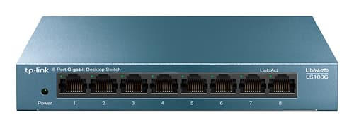 TP-Link LS108G commutateur réseau Non-géré Gigabit Ethernet (10/100/1000) Bleu