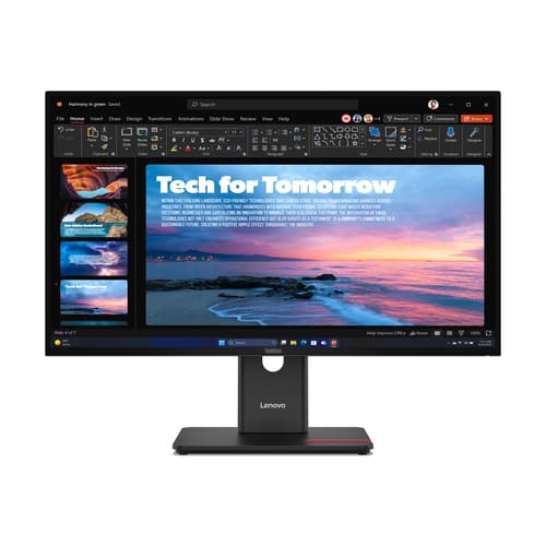 Lenovo ThinkVision T27QD-40 écran plat de PC 68,6 cm (27") 2560 x 1440 pixels Wide Quad HD LED Noir