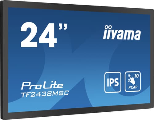 iiyama TF2438MSC-B1 écran plat de PC 60,5 cm (23.8") 1920 x 1080 pixels Full HD LED Écran tactile Noir