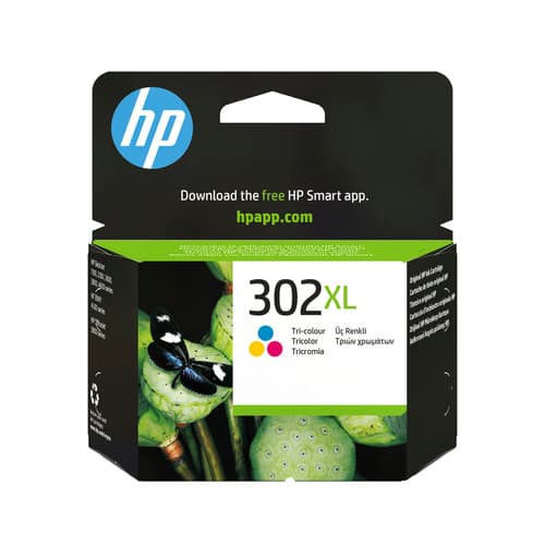 HP 302XL Cartouche d’encre trois couleurs grande capacité authentique