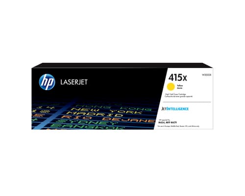 HP 415X Toner jaune LaserJet authentique grande capacité