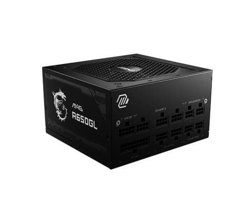 MSI MAG A650GL unité d'alimentation d'énergie 650 W 20+4 pin ATX ATX Noir