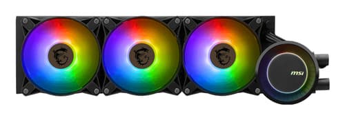 MSI MAG CORELIQUID E360 système de refroidissement d’ordinateur Carte-mère, Processeur Kit de refroidissement du liquide 12 cm Noir