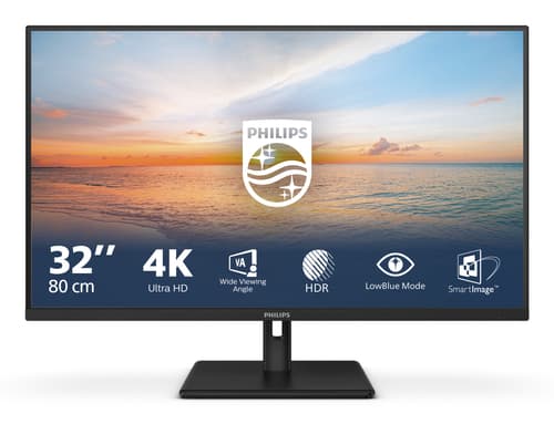 Philips 1000 series 32E1N1800LA/00 écran plat de PC 80 cm (31.5") 3840 x 2160 pixels 4K Ultra HD LCD Noir