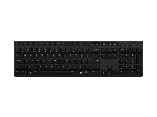 Lenovo 4Y41K04031 clavier Bureau RF sans fil + Bluetooth Français Gris