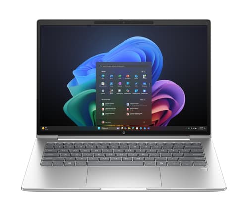 HP ProBook 4 G1q Next Gen AI PC Copilot+ PC Qualcomm Snapdragon X1-26-100 Ordinateur portable 35,6 cm (14") WUXGA 16 Go LPDDR5x-SDRAM 512 Go SSD Wi-Fi 7 (802.11be) Windows 11 Pro Argent
