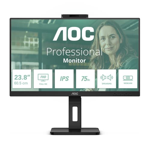 AOC 24P3QW écran plat de PC 60,5 cm (23.8") 1920 x 1080 pixels Full HD Noir