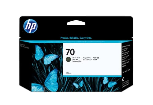 HP 70 cartouche d'encre DesignJet noir mat, 130 ml