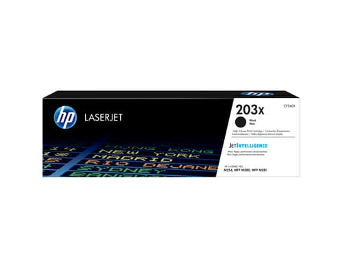HP 203X cartouche de toner LaserJet noir grande capacité authentique