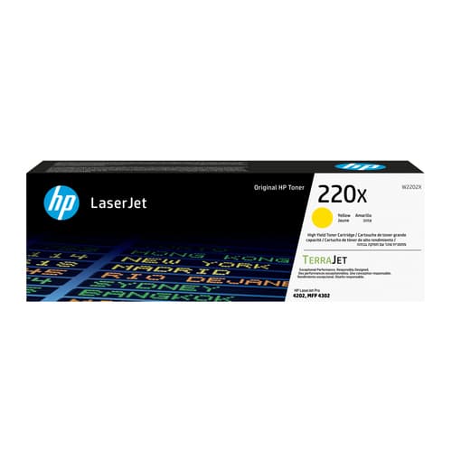 HP Toner LaserJet jaune authentique 220X